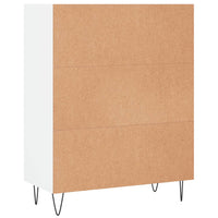 Libreria Bianca 69,5x32,5x90 cm in Legno Multistrato 828356