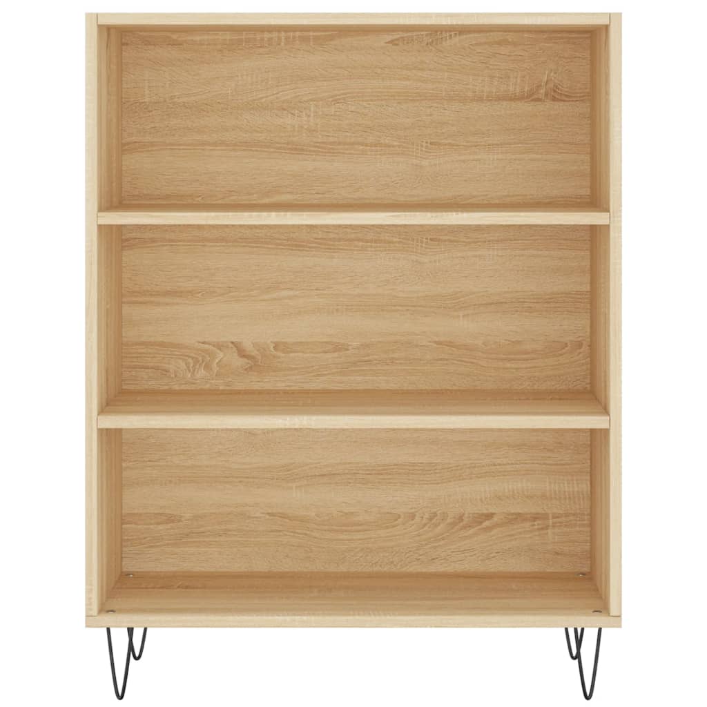 Libreria Rovere Sonoma 69,5x32,5x90 cm in Legno Multistrato 828359