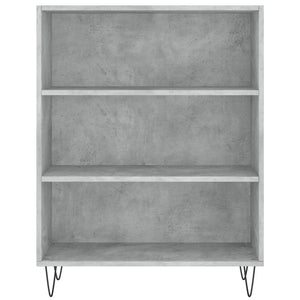 Libreria Grigio Cemento 69,5x32,5x90 cm in Legno Multistrato 828360