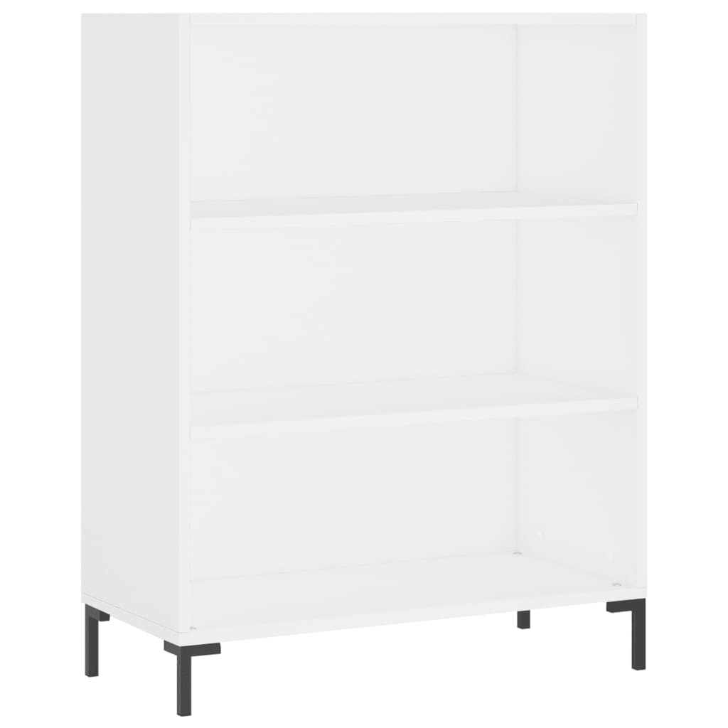 Libreria Bianca 69,5x32,5x90 cm in Legno Multistrato 828364