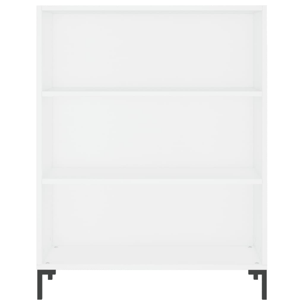 Libreria Bianca 69,5x32,5x90 cm in Legno Multistrato 828364