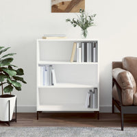 Libreria Bianca 69,5x32,5x90 cm in Legno Multistrato 828364