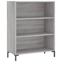 Libreria Grigio Sonoma 69,5x32,5x90 cm in Legno Multistrato 828370