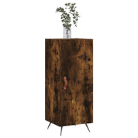 Credenza Rovere Fumo 34,5x34x90 cm in Legno Multistrato 828513