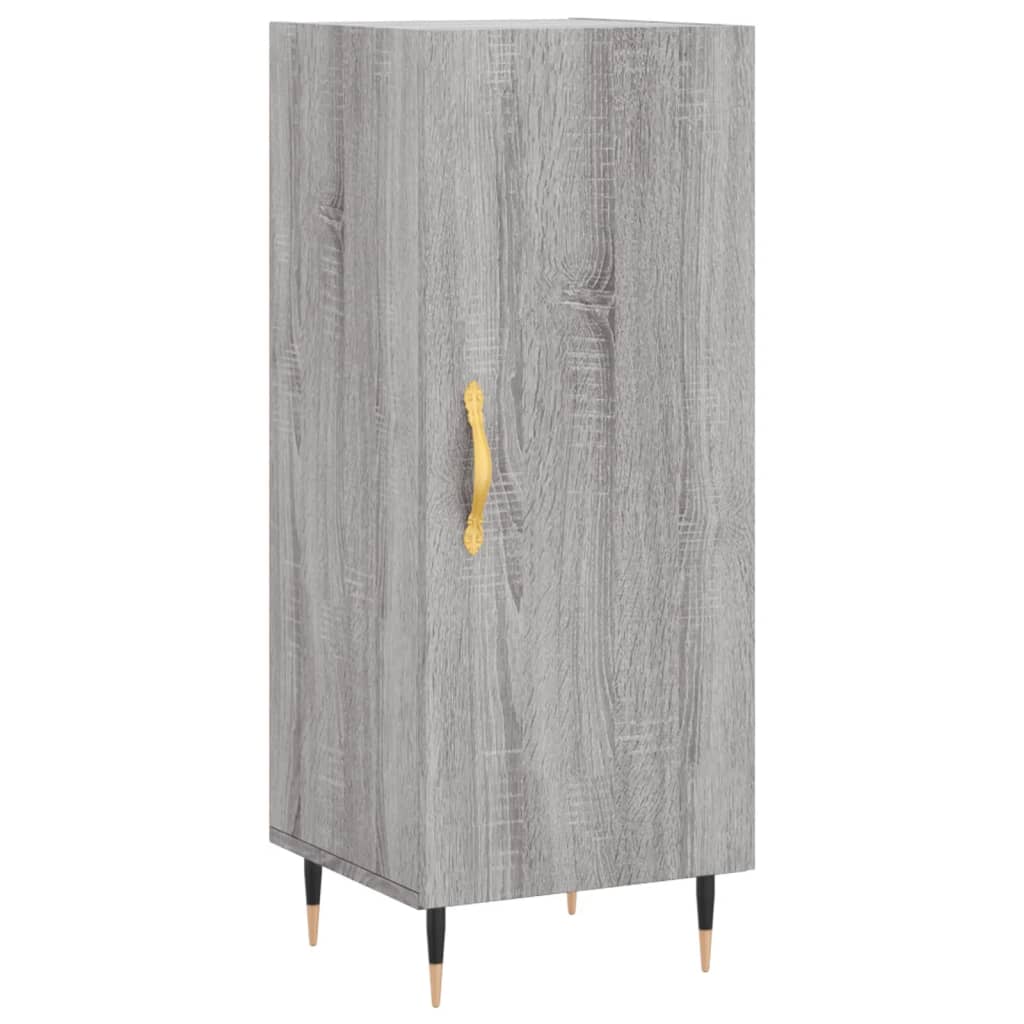 Credenza Grigio Sonoma 34,5x34x90 cm in Legno Multistratocod mxl 128696