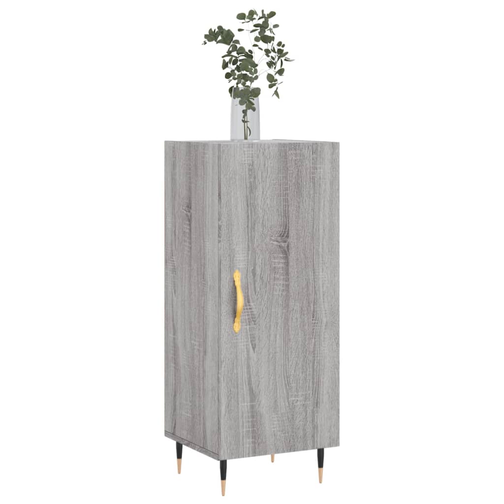 Credenza Grigio Sonoma 34,5x34x90 cm in Legno Multistratocod mxl 128696