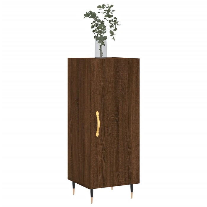 Credenza Rovere Marrone 34,5x34x90 cm in Legno Multistrato 828523