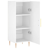 Credenza Bianca 34,5x34x90 cm in Legno Multistrato 828524