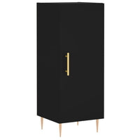 Credenza Nero 34,5x34x90 cm in Legno Multistrato 828525