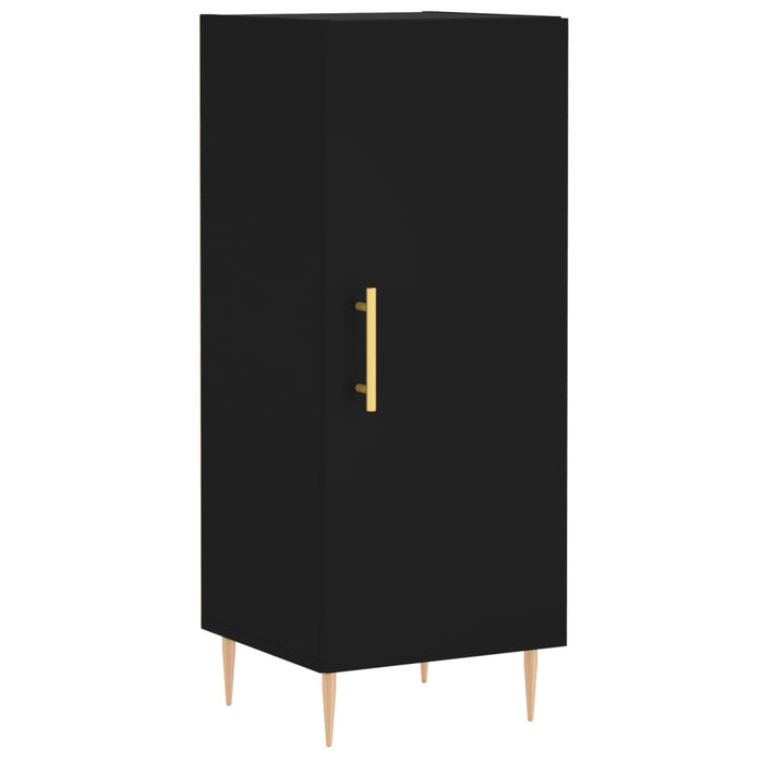 Credenza Nero 34,5x34x90 cm in Legno Multistrato 828525