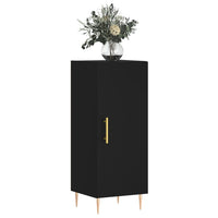 Credenza Nero 34,5x34x90 cm in Legno Multistrato 828525