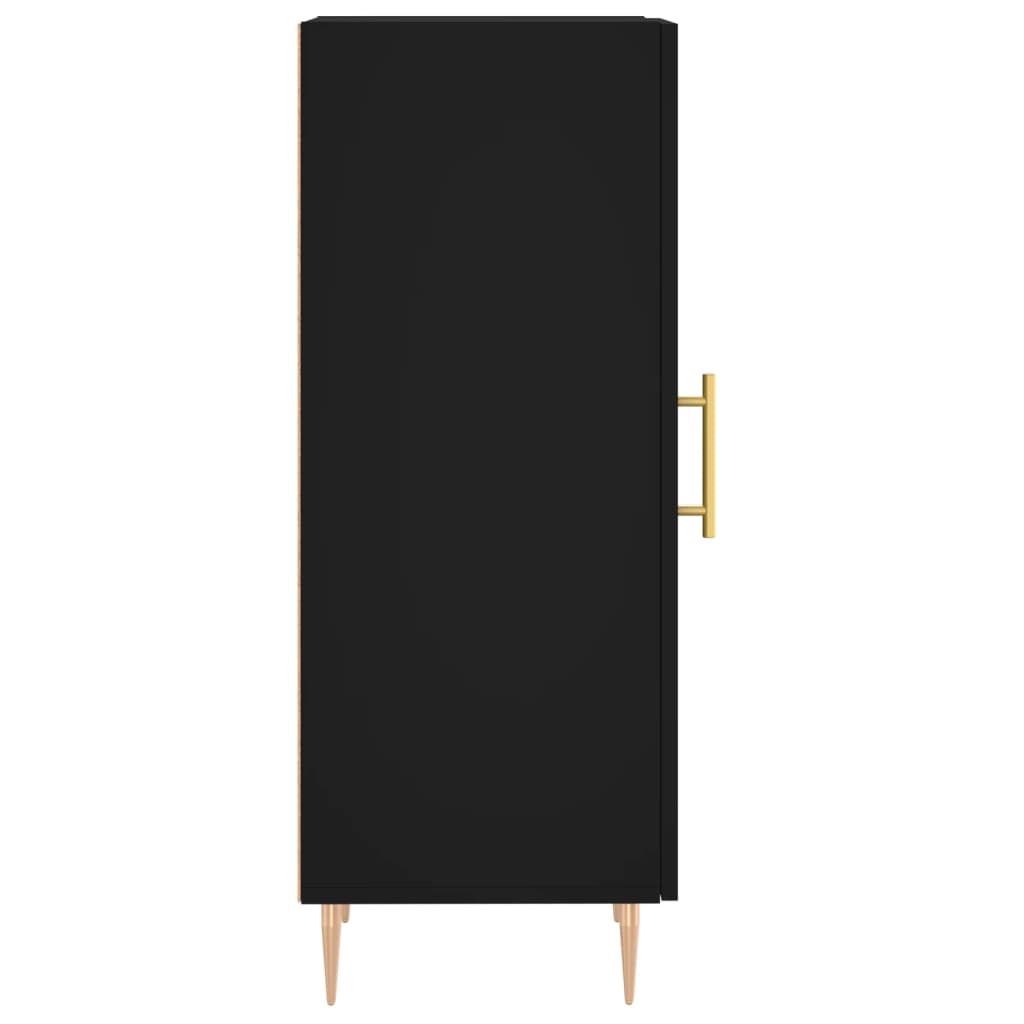 Credenza Nero 34,5x34x90 cm in Legno Multistrato 828525