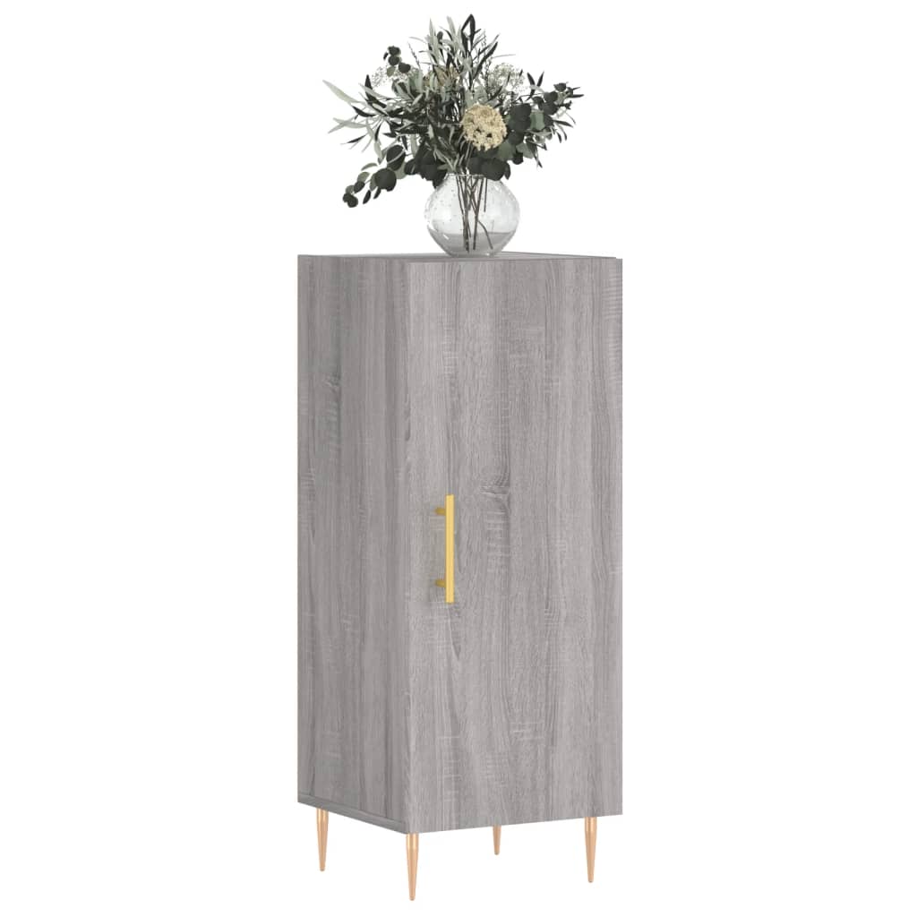 Credenza Grigio Sonoma 34,5x34x90 cm in Legno Multistratocod mxl 81411