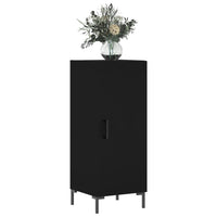 Credenza Nero 34,5x34x90 cm in Legno Multistrato 828541