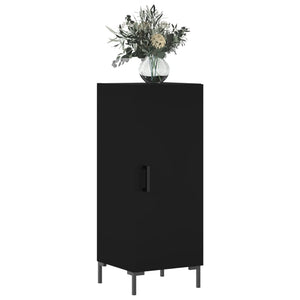 Credenza Nero 34,5x34x90 cm in Legno Multistrato 828541