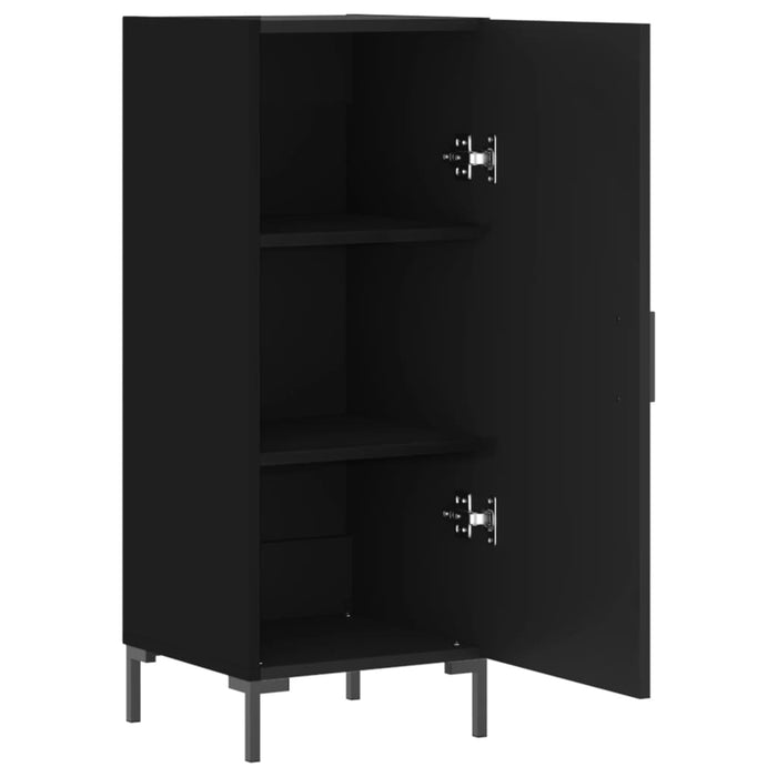 Credenza Nero 34,5x34x90 cm in Legno Multistrato 828541