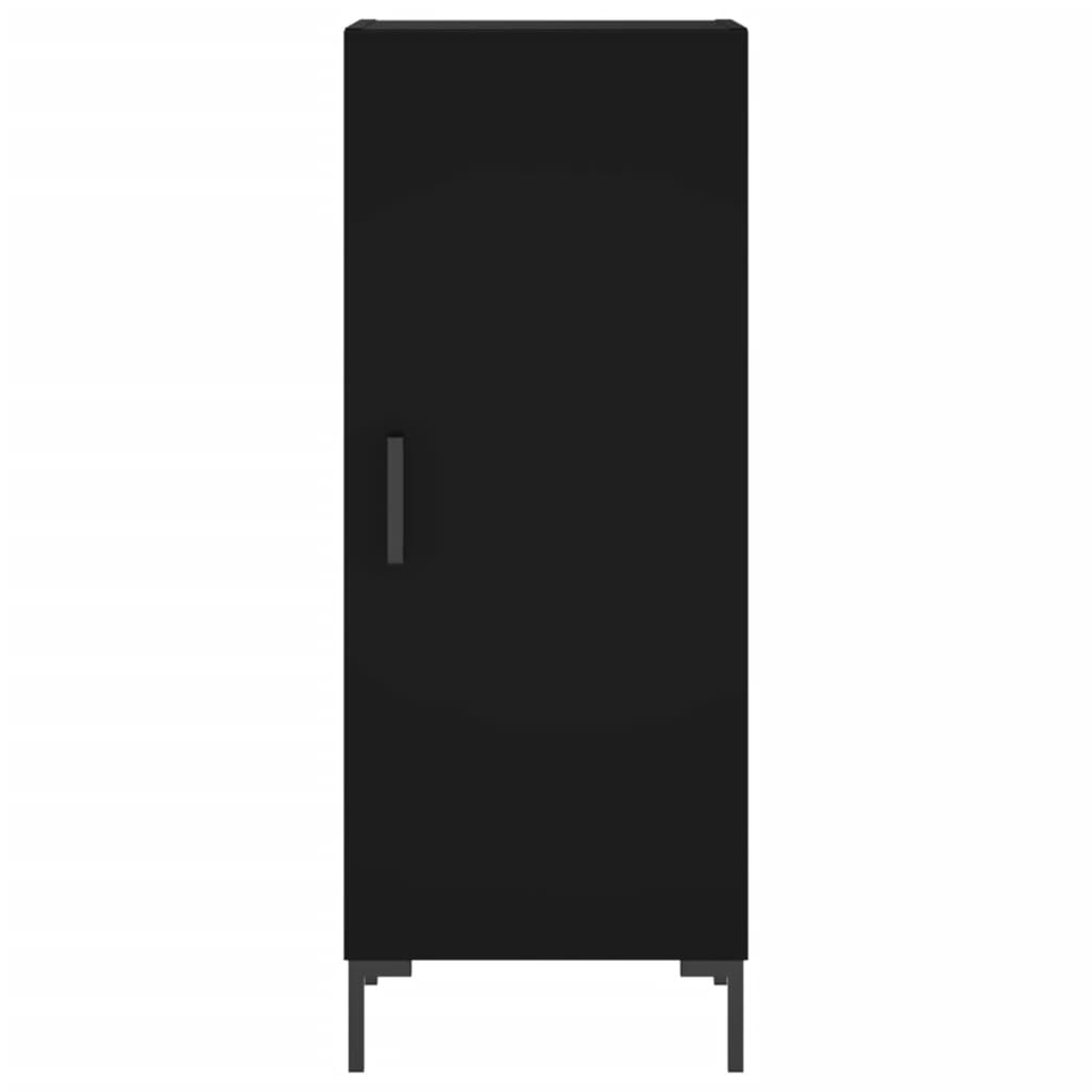 Credenza Nero 34,5x34x90 cm in Legno Multistrato 828541