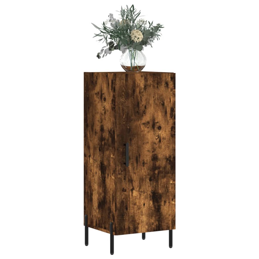 Credenza Rovere Fumo 34,5x34x90 cm in Legno Multistratocod mxl 80795