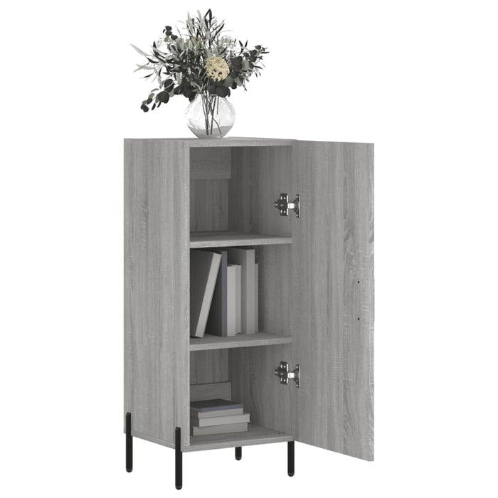 Credenza Grigio Sonoma 34,5x34x90 cm in Legno Multistrato 828554