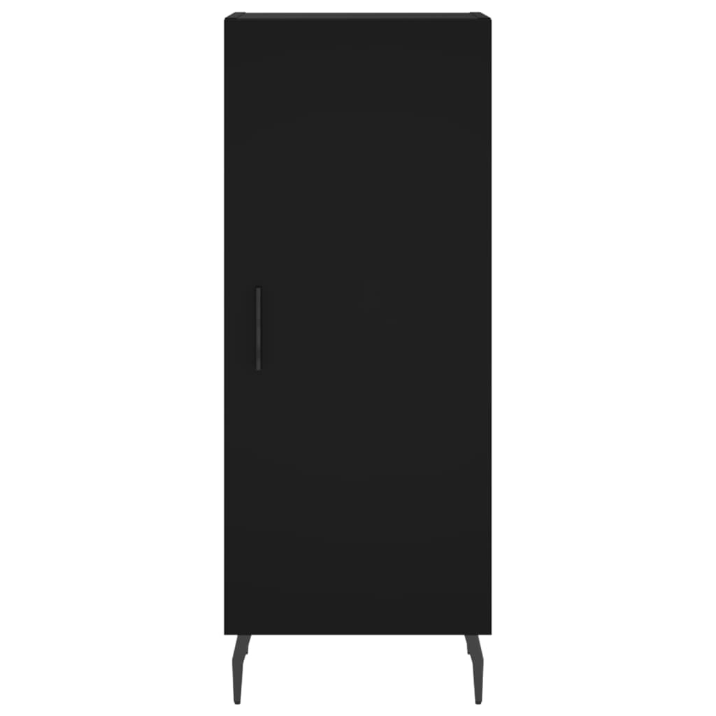 Credenza Nero 34,5x34x90 cm in Legno Multistrato 828557