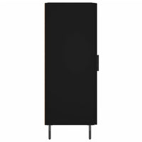 Credenza Nero 34,5x34x90 cm in Legno Multistrato 828557