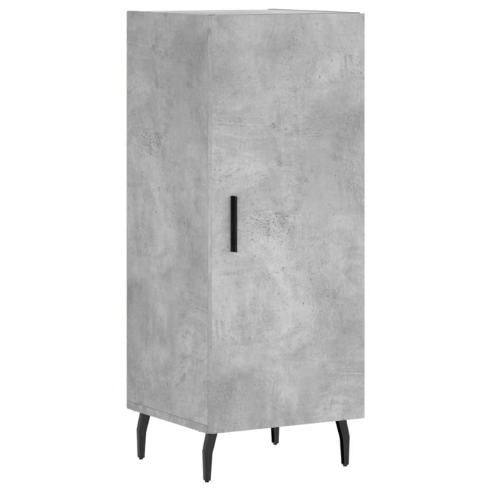 Credenza Grigio Cemento 34,5x34x90 cm in Legno Multistratocod mxl 127865