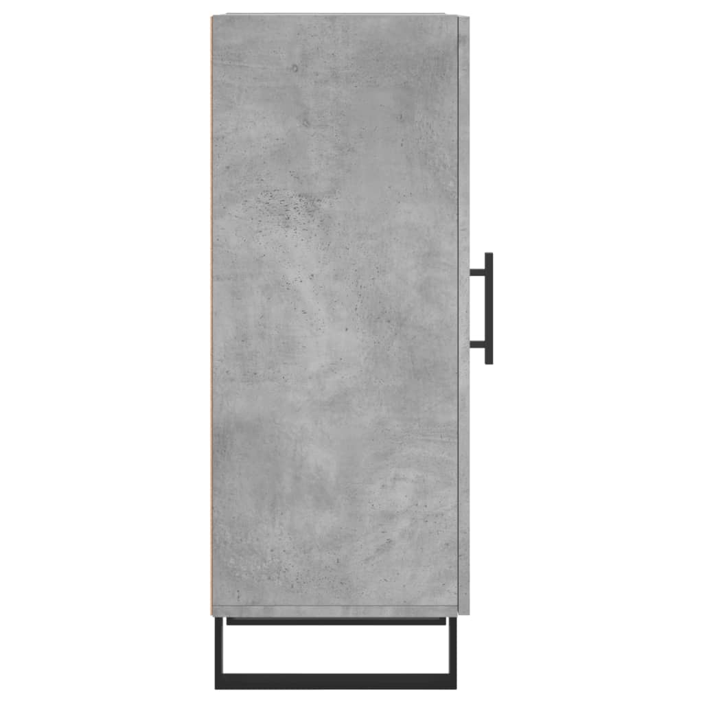 Credenza Grigio Cemento 34,5x34x90 cm in Legno Multistrato 828568