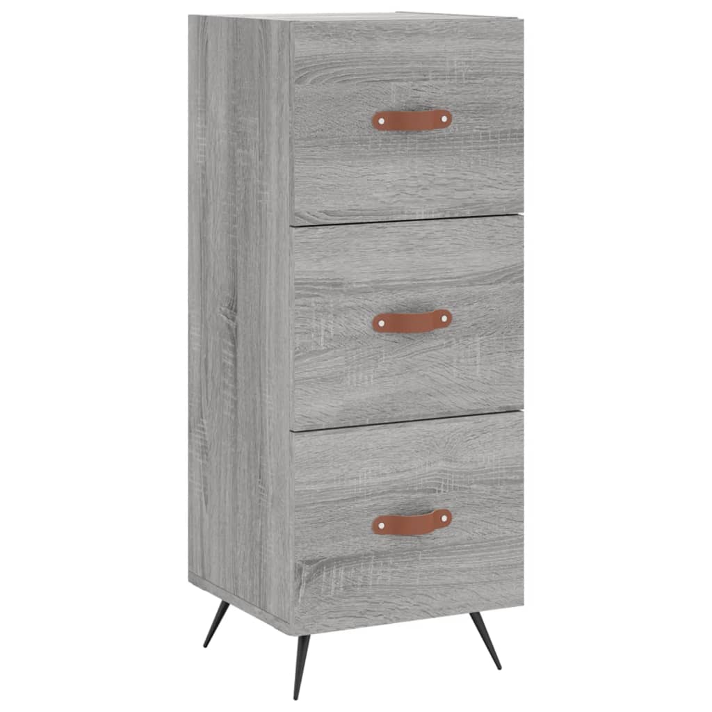 Credenza Grigio Sonoma 34,5x34x90 cm in Legno Multistrato 828578