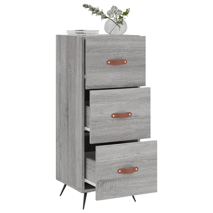 Credenza Grigio Sonoma 34,5x34x90 cm in Legno Multistrato 828578