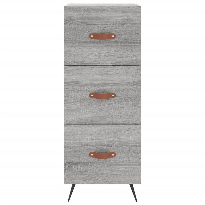 Credenza Grigio Sonoma 34,5x34x90 cm in Legno Multistrato 828578