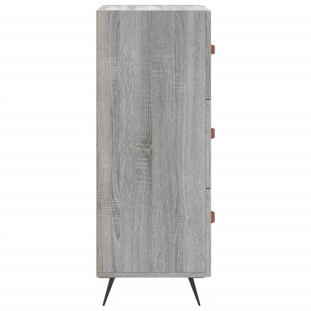 Credenza Grigio Sonoma 34,5x34x90 cm in Legno Multistrato 828578