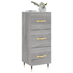 Credenza Grigio Sonoma 34,5x34x90 cm in Legno Multistratocod mxl 104566