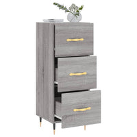 Credenza Grigio Sonoma 34,5x34x90 cm in Legno Multistrato 828586