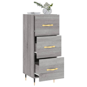 Credenza Grigio Sonoma 34,5x34x90 cm in Legno Multistrato 828586