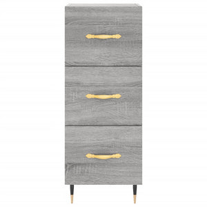 Credenza Grigio Sonoma 34,5x34x90 cm in Legno Multistrato 828586