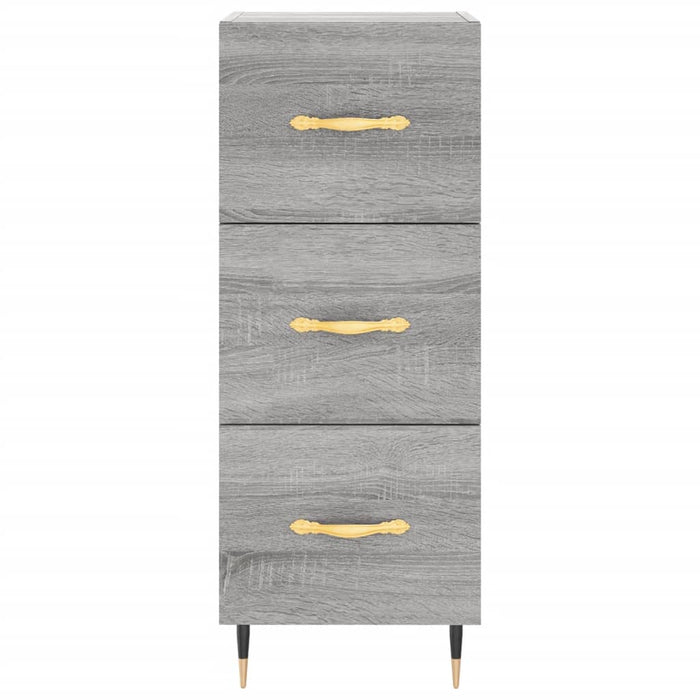 Credenza Grigio Sonoma 34,5x34x90 cm in Legno Multistrato 828586