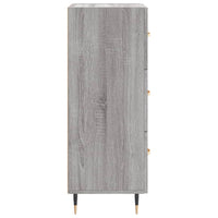 Credenza Grigio Sonoma 34,5x34x90 cm in Legno Multistrato 828586