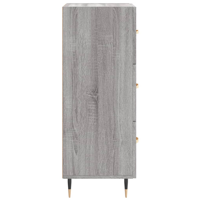 Credenza Grigio Sonoma 34,5x34x90 cm in Legno Multistrato 828586