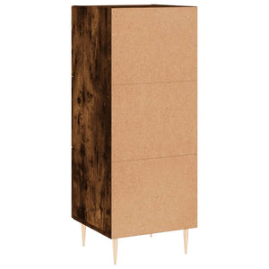 Credenza Rovere Fumo 34,5x34x90 cm in Legno Multistrato 828593