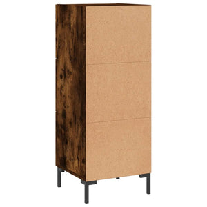 Credenza Rovere Fumo 34,5x34x90 cm in Legno Multistrato 828609