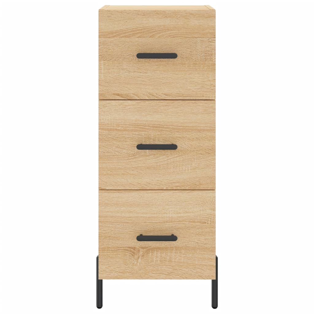 Credenza Rovere Sonoma 34,5x34x90 cm in Legno Multistrato 828615