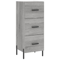 Credenza Grigio Sonoma 34,5x34x90 cm in Legno Multistrato 828618