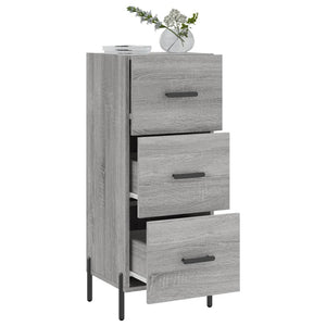 Credenza Grigio Sonoma 34,5x34x90 cm in Legno Multistrato 828618