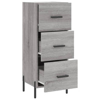 Credenza Grigio Sonoma 34,5x34x90 cm in Legno Multistrato 828618