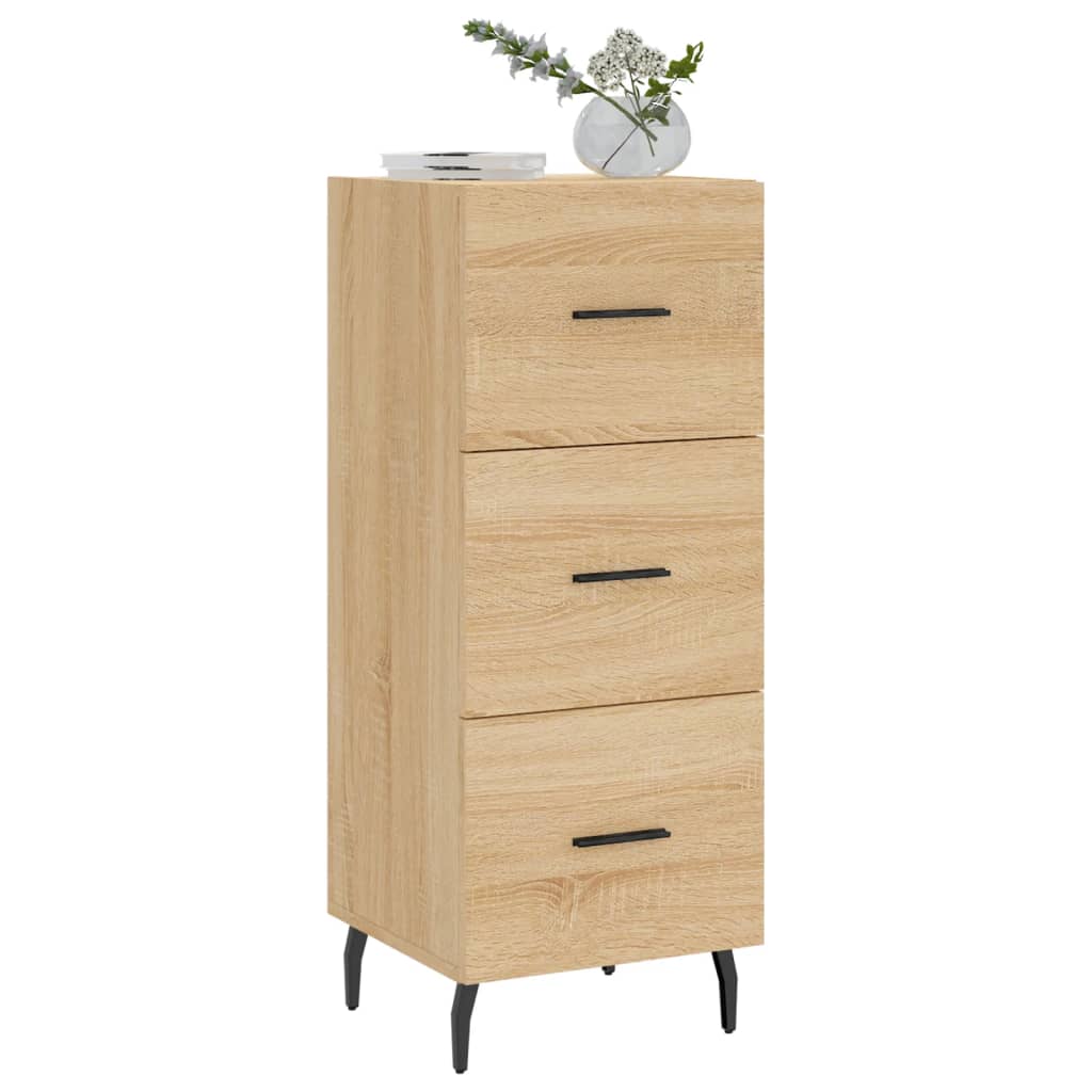 Credenza Rovere Sonoma 34,5x34x90 cm in Legno Multistratocod mxl 104392