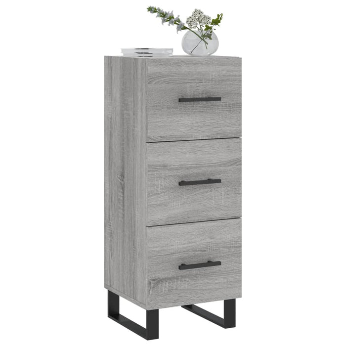 Credenza Grigio Sonoma 34,5x34x90 cm in Legno Multistrato 828634