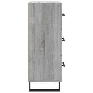 Credenza Grigio Sonoma 34,5x34x90 cm in Legno Multistrato 828634