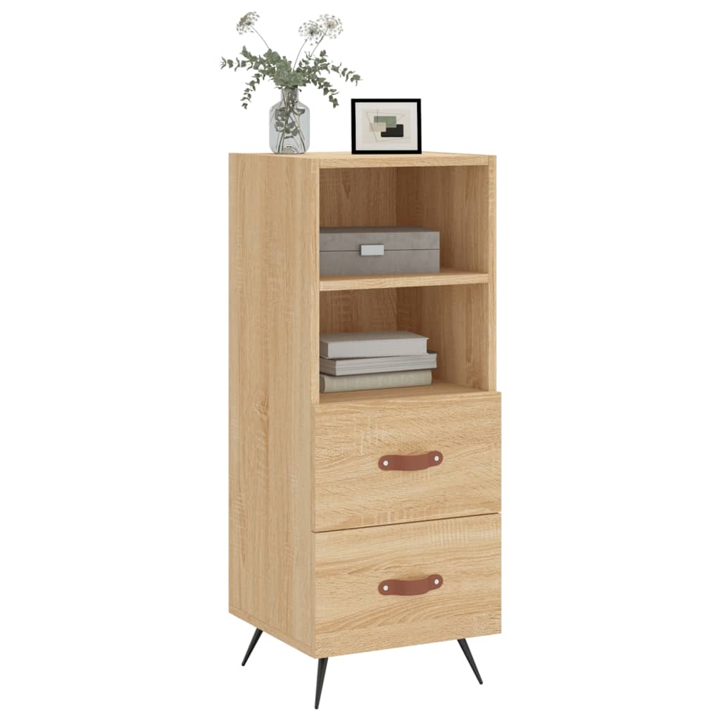 Credenza Rovere Sonoma 34,5x34x90 cm in Legno Multistrato 828639