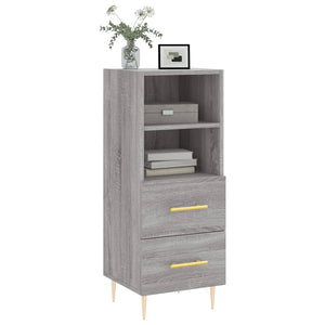 Credenza Grigio Sonoma 34,5x34x90 cm in Legno Multistratocod mxl 129287