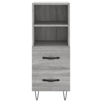 Credenza Grigio Sonoma 34,5x34x90 cm in Legno Multistrato 828666